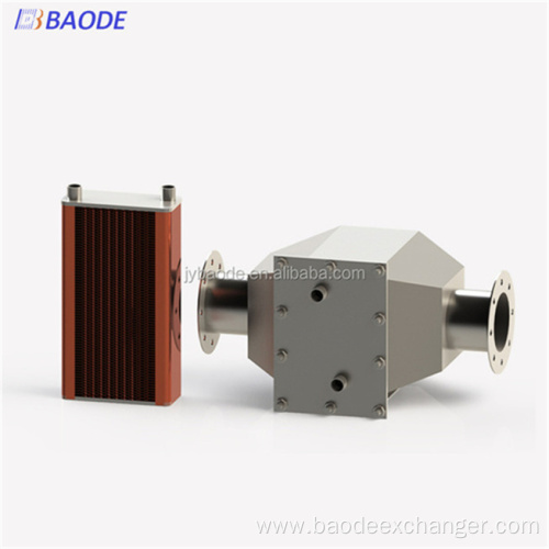 Exhaust Gas Heat Recovery Air Cross Heat Exchanger